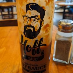 Hot sauce at frothy monkey