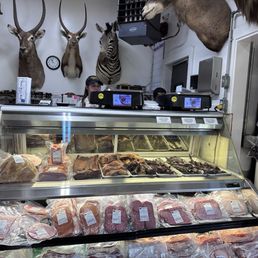 Deli meats, various bacon.