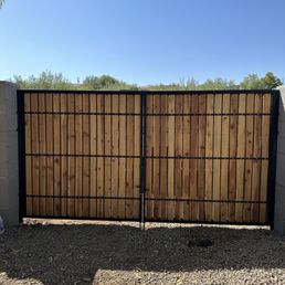 Inside of gate