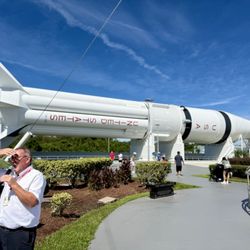 Kennedy Space Center Visitor Complex - Rocket garden tour guide was great