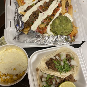 OMG Tacos - Elotes, Steak Taco, Steak Loaded Fries - Tacos Near Me - The Colony, Texas