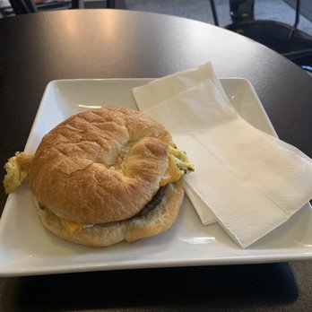 Grand Strand Coffee - Egg, Sausage and Cheese - Breakfast Sandwich - Coffee & Tea Near Me - Myrtle Beach, South Carolina Grand Strand Coffee - Egg, Sausage and Cheese - Breakfast Sandwich - Coffee & Tea Near Me - Myrtle Beach, South Carolina