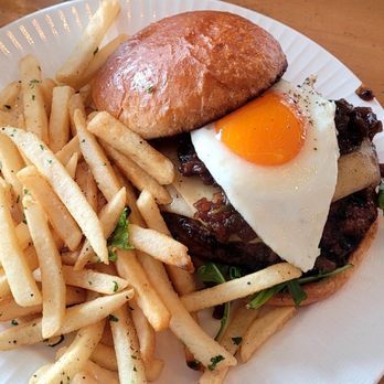 Root & Bone Indianapolis - R&B Brunch burger - American Near Me - Indianapolis, Indiana