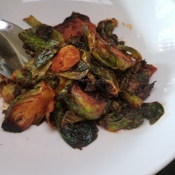 Backstreet Cafe - Tasty CHARRED BRUSSELS SPROUTS - New American Near Me - Houston, Texas