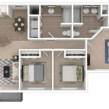 Bel Aire Terrace Apartments - The Waverly, 1250 sq ft - Apartments Near Me - Crestview, Florida