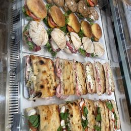 Assortment of Motta sandwiches Assortment of Motta sandwiches