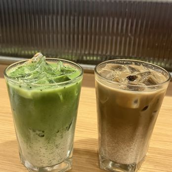 Tendon Kohaku - Matcha latte & Hojicha Latte - Japanese Near Me - Bellevue, Washington Tendon Kohaku - Matcha latte & Hojicha Latte - Japanese Near Me - Bellevue, Washington