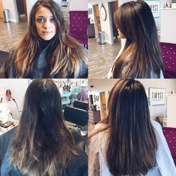 Noel - Twyst Salon - Fixed the grow out and friz with a trim, glaze and thinning!!! - Hair Stylists Near Me - Beaverton, Oregon