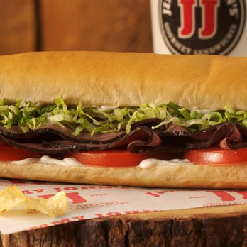 Jimmy John's - a sub sandwich with lettuce and tomato - Delis Near Me - Merrillville, Indiana Jimmy John's - a sub sandwich with lettuce and tomato - Delis Near Me - Merrillville, Indiana