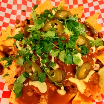 Pizza Riot - Chikun enchilada nachos - Pizza Near Me - Chico, California Pizza Riot - Chikun enchilada nachos - Pizza Near Me - Chico, California