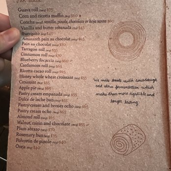 Panadería Rosetta - Menu (March 2026) - Bakeries Near Me - Ciudad de Mexico, DIF
