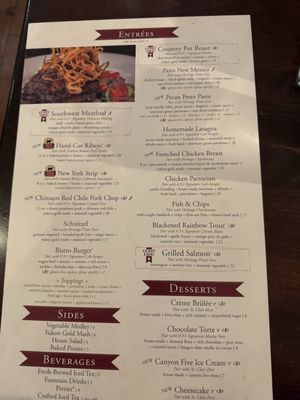Menu photo 1 D H Lescombes Winery & Bistro Albuquerque, NM