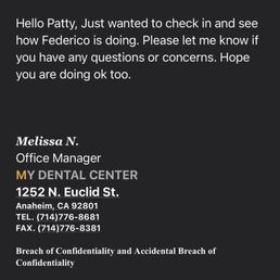 They refused to tell me what had occurred yet they wanted to emails ME directly to find out how he was doing.