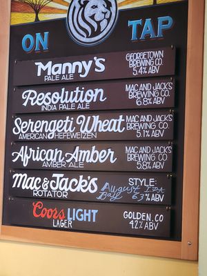 Menu photo 6 Africa Lounge SeaTac, WA