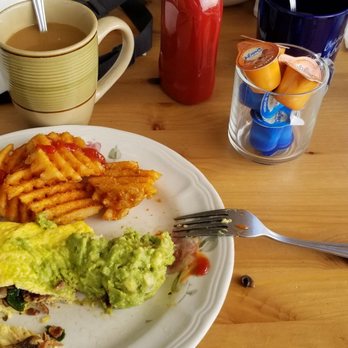 Main Kitchen Cafe - I could not wait on the omelette. Tiramisu french toast and mascarpone is delicious! - New American Near Me - Granada Hills, California