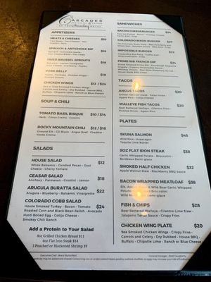 Menu photo 3 Cascade’s Estes Park, CO