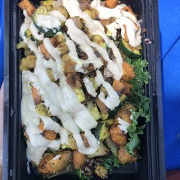 Buddah Bowl with tahini dressing