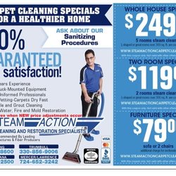 Steam Action Carpet Cleaning  & Restoration Specialists - Steam Action Carpet Cleaning Coupon