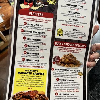 Bucky Bee's BBQ - Menu - Barbeque Near Me - Cave City, Kentucky Bucky Bee's BBQ - Menu - Barbeque Near Me - Cave City, Kentucky