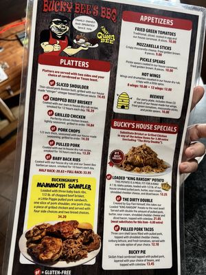 Menu photo 1 Bucky Bee's BBQ Cave City, KY Menu photo 1 Bucky Bee's BBQ Cave City, KY