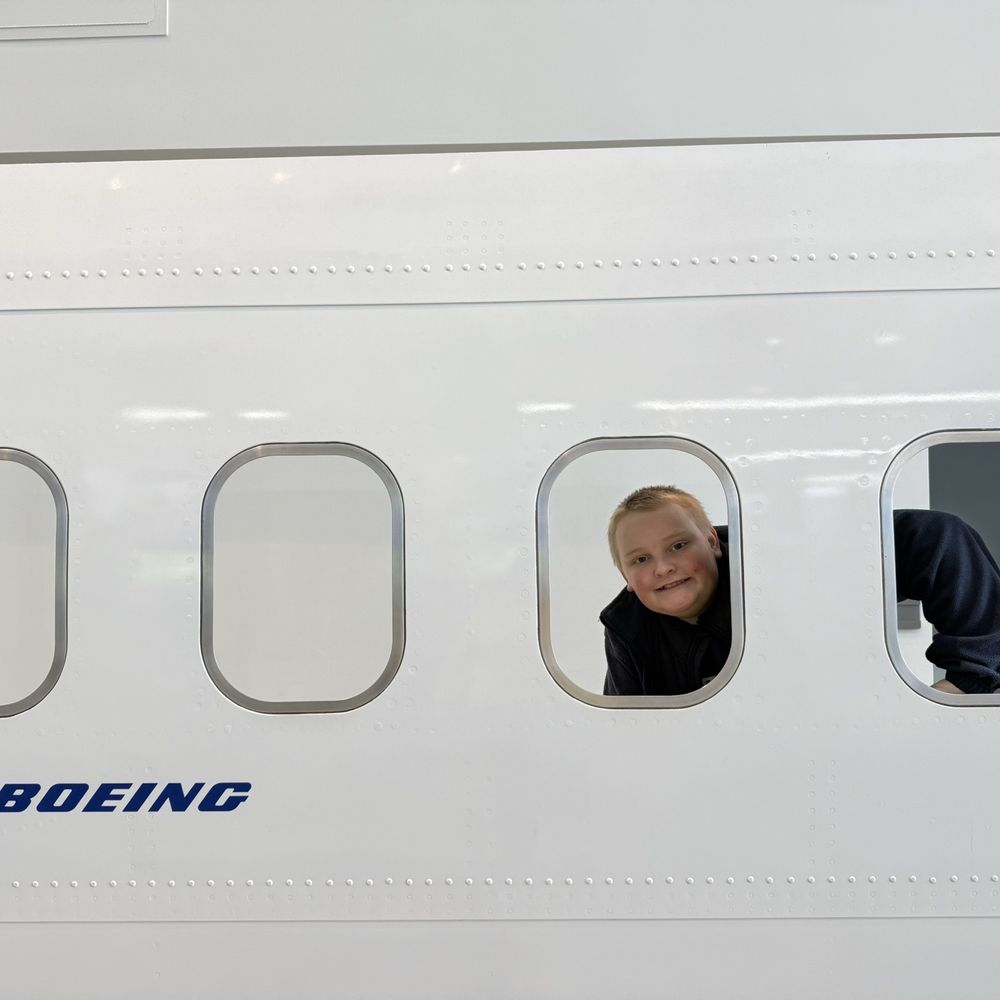 Boeing Future of Flight - A small piece of the plane in the building - Tours Near Me - Mukilteo, Washington