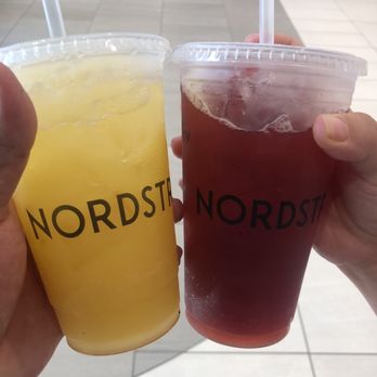 Nordstrom Ebar Artisan Coffee - His n Hers.  Orange pineapple spritzer and pomegranate ice tea. - Coffee & Tea Near Me - Torrance, California