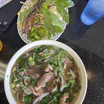 Pho 45 - Combo #5 with thin noodles - Vietnamese Near Me - Garden Grove, California