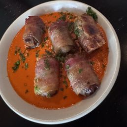Bacon Bacon-Wrapped Dates