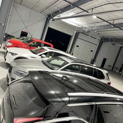Flight Ready Parking - A peek inside the garage.