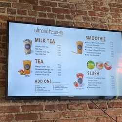Almond Haus - Menu