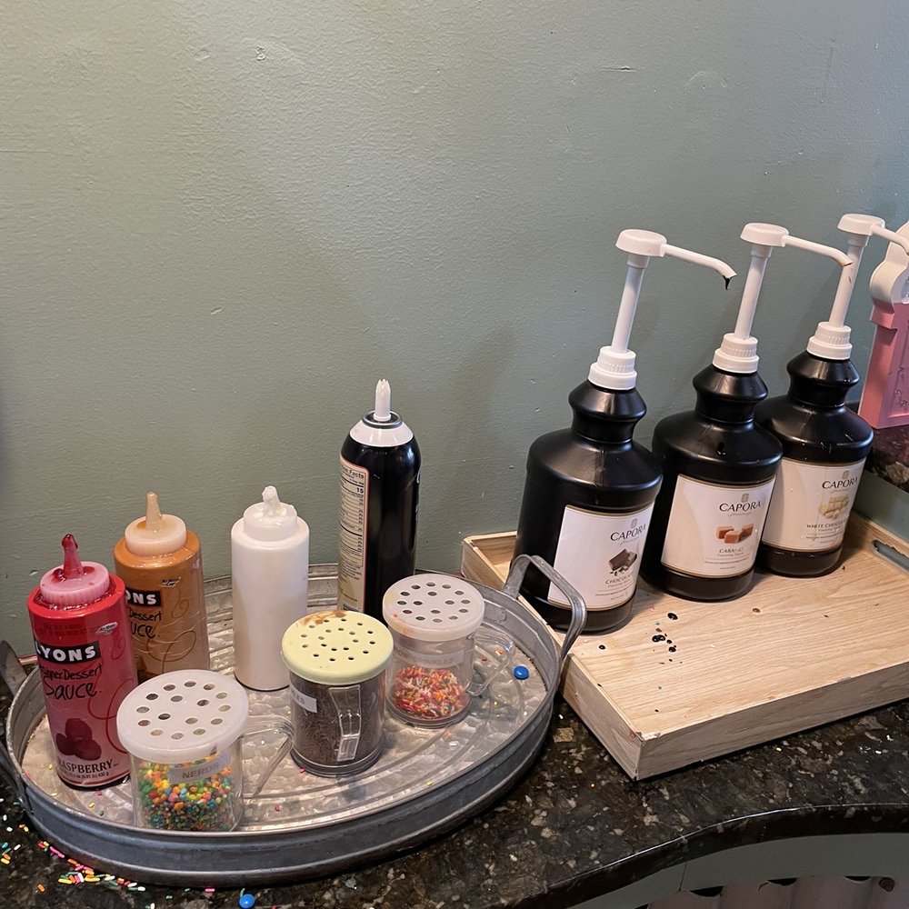 Toppings area Toppings area