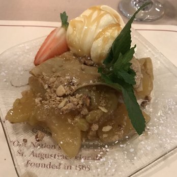 The Raintree Restaurant - Granny Smith apples crepes a la mode - American Near Me - Saint Augustine, Florida