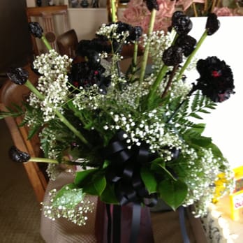 Above The Stem - Bouquet for 50th birthday. The "roses" are prunes. - Florists Near Me - Redlands, California
