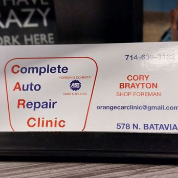 Car Clinic - Auto Repair Near Me - Orange, California Car Clinic - Auto Repair Near Me - Orange, California