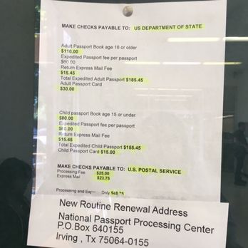 US Post Office - passport fees - Post Offices Near Me - San Leandro, California