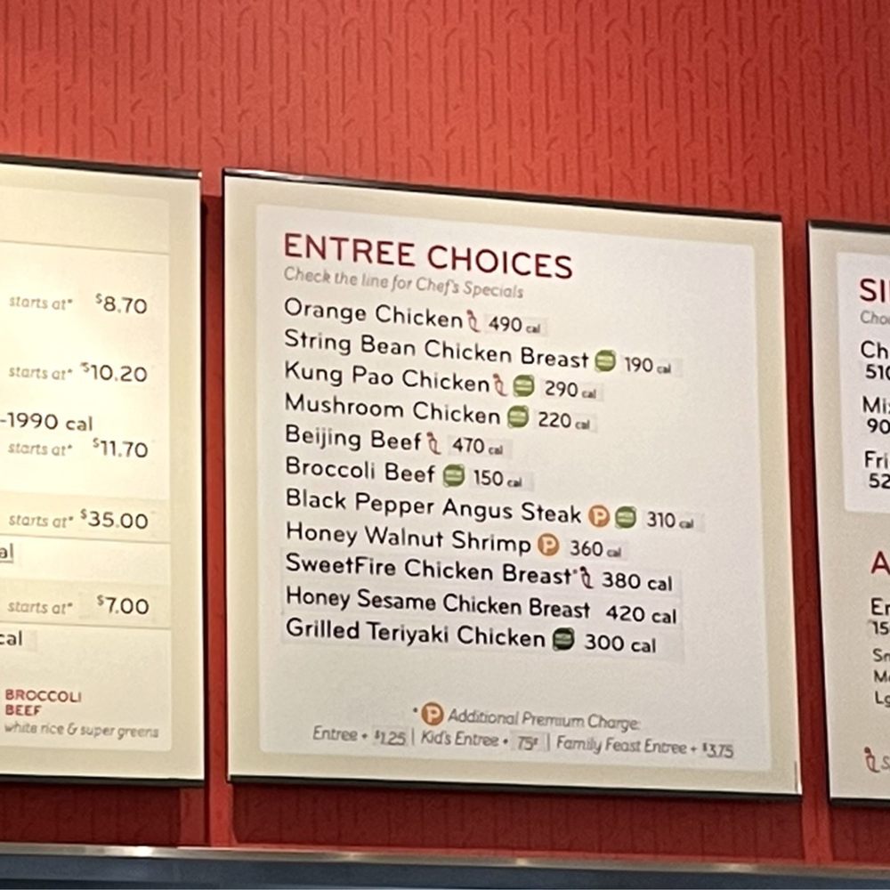 Panda Express - Menu - Fast Food Near Me - Bellevue, Washington Panda Express - Menu - Fast Food Near Me - Bellevue, Washington