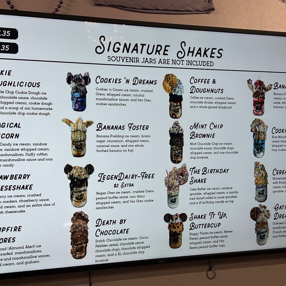 Legendairy Milkshake Bar - Notice the difference in price between 8 and 16 oz. - Desserts Near Me - New Orleans, Louisiana Legendairy Milkshake Bar - Notice the difference in price between 8 and 16 oz. - Desserts Near Me - New Orleans, Louisiana