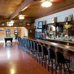 Bison Bar - Looking from the front door to the back room.