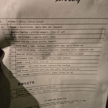 Love Song - Menu 3.26 - Wine Bars Near Me - Virginia Beach, Virginia