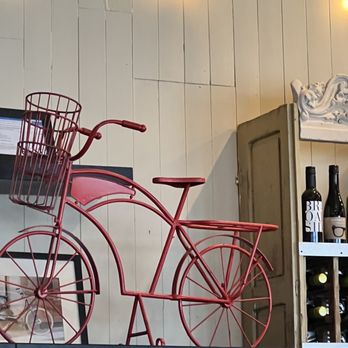 The Velo Rouge Cafe - a bicycle with a basket on the back - Breakfast & Brunch Near Me - San Francisco, California The Velo Rouge Cafe - a bicycle with a basket on the back - Breakfast & Brunch Near Me - San Francisco, California