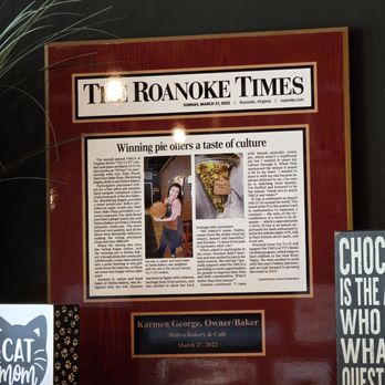 Halwa Bakery & Cafe - One of the framed articles on the Bakery and Cafe. - Cafes Near Me - Blacksburg, Virginia Halwa Bakery & Cafe - One of the framed articles on the Bakery and Cafe. - Cafes Near Me - Blacksburg, Virginia
