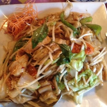 Bangkok West - Spicy noodle - kind of bland - Thai Near Me - Aptos, California Bangkok West - Spicy noodle - kind of bland - Thai Near Me - Aptos, California