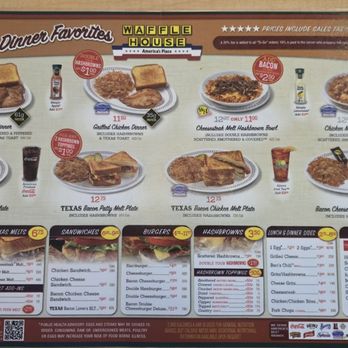 Waffle House - Menu 1 - Diners Near Me - Diamondhead, Mississippi