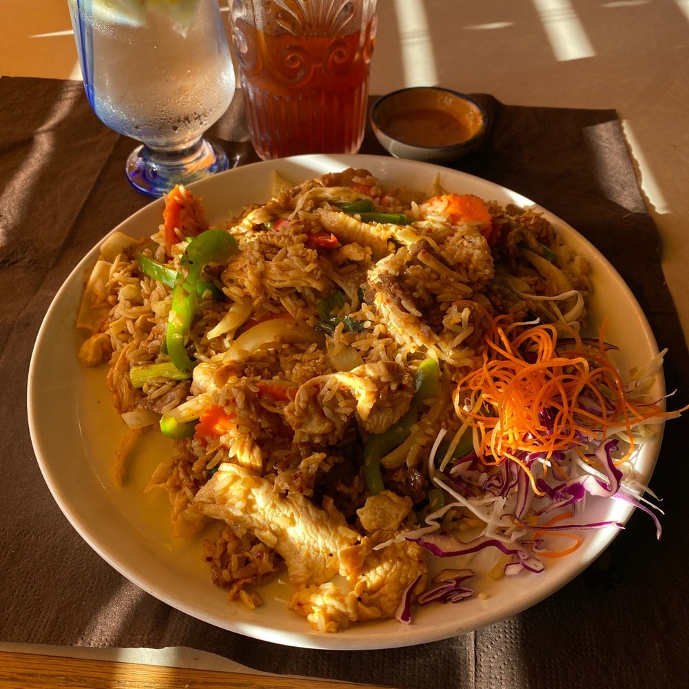 Thai Monkey - Basil Stir Fried (Chicken & Beef) Unsweet tea is great! - Thai Near Me - Roanoke, Texas Thai Monkey - Basil Stir Fried (Chicken & Beef) Unsweet tea is great! - Thai Near Me - Roanoke, Texas