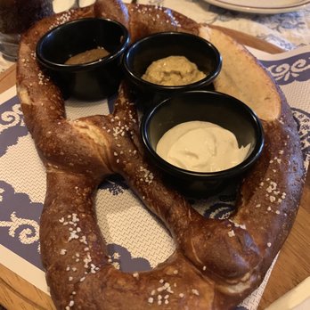 Zum Stammtisch - The jumbo pretzel !!! - German Near Me - Glendale, New York