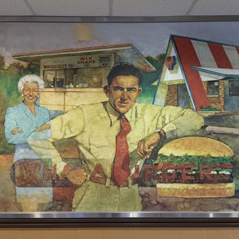 Whataburger - Mural inside - Burgers Near Me - Mustang, Oklahoma