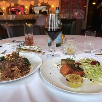 Proper Bar - Dry-aged New York Strip x Ora King Salmon - Bars Near Me - Washington, DC, District of Columbia