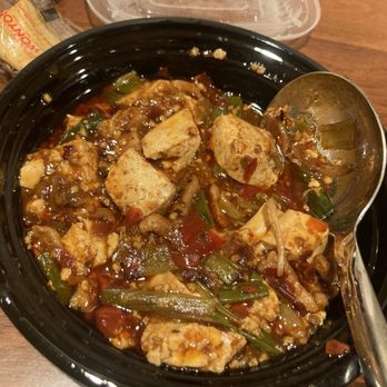 Dumplings & Beyond - Ma Po Tofu... not too spicy and big serving - Chinese Near Me - Washington, DC, District of Columbia Dumplings & Beyond - Ma Po Tofu... not too spicy and big serving - Chinese Near Me - Washington, DC, District of Columbia