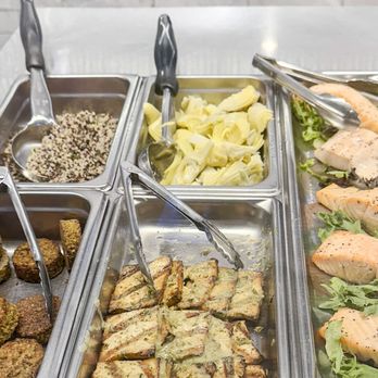 Salata - Vegan and vegetarian protein options are available! Packed with flavor and protein while fitting every health need. - Salad Near Me - Houston, Texas Salata - Vegan and vegetarian protein options are available! Packed with flavor and protein while fitting every health need. - Salad Near Me - Houston, Texas