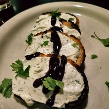 Old Crown - Herbed goat cheese with blueberry jalapeno jam over toasted crostini - Coffee & Tea Near Me - Fort Wayne, Indiana Old Crown - Herbed goat cheese with blueberry jalapeno jam over toasted crostini - Coffee & Tea Near Me - Fort Wayne, Indiana